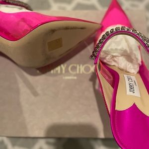 Hot pink Bling 100 heels